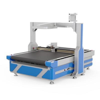 China YIZHOU Offset Printing Blanket Board CNC Cutter Digital Natural Leather Fabric Oscillation Knife Cutting Machine for sale