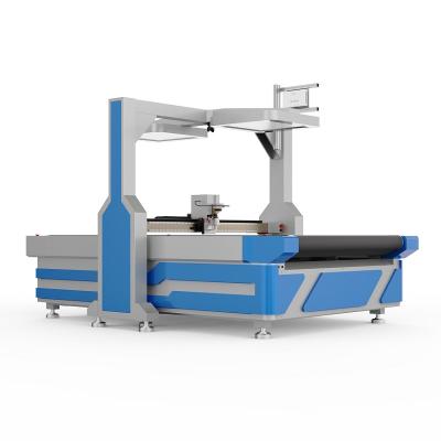 China YIZHOU CCD camera Full leather cutting machine for Natural leather for sale