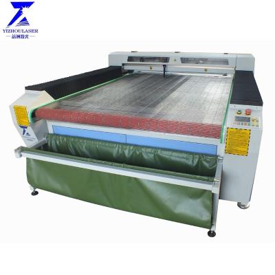 China 150W auto feeding Laser cut machine for fabric for sale