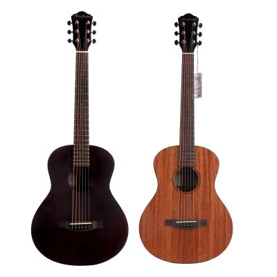 China Good Musical Player Sound Quality Bass Guitar Acoustic Wooden Pitch Handmade Guitar For Music Performance for sale