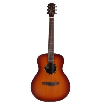 China Best Pop Music Traveler Guitar Player South America Mahogany Handmade Guitar Playing Musical Folk Guitars for sale