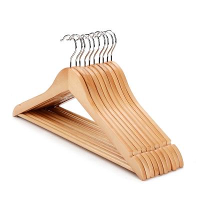 China Modern high quality wooden hangers for coat for sale