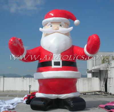 China Huge Inflatable Hola Santa Claus / Inflatable Christmas Xmas Available for sale