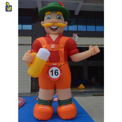 China Oxford Fabric Latest Design Inflatable Bartender, Holland Cartoons Giant For Event for sale