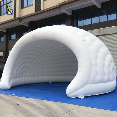 China Good Quality Luna Tent Inflatable Tarp, Half Dome PVC Tarpaulin Demonstration Tent for sale