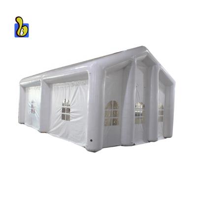 China good quality pvc tarpaulin 0.9mm inflatable white wedding tent 0.9mm for sale for sale