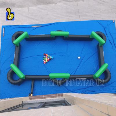 China PVC Inflatable Billiard Pool, Inflatable Billiard Soccer Field For Sale for sale