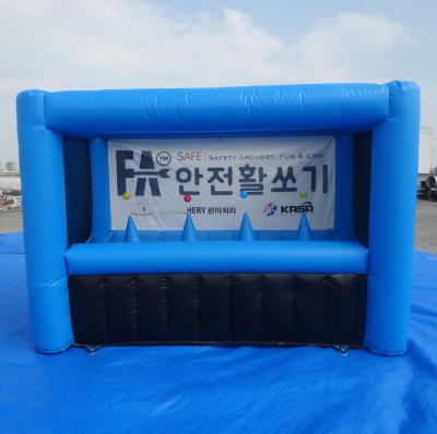 China Funny Inflatable Shooting Gallery, Hoverball Target Sport Games For Events Available for sale