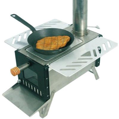 China Popular Collapsible Portable Wood Burning Grill Stove Camping Tools Best Seller for sale