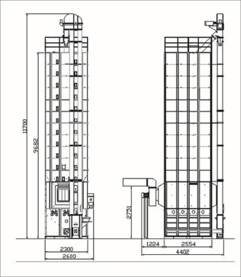 China Low Temperature Circulation Paddy Field Rice Dryer 5HPX-20B Rice Grain Dryer For Drying for sale