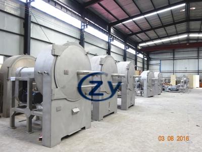 China SS304 Centrifuge Sieve Sweet Potato Starch Machine 45kw Horizontal Type Screen for sale