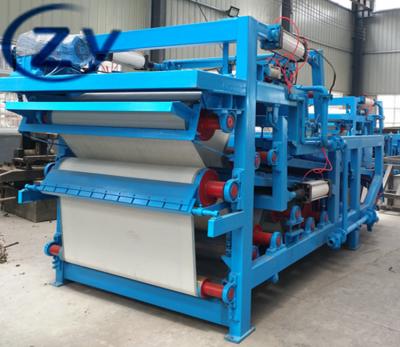 China Cassava Fiber Dewatering Belt Press Machinery Carbon Steel Low Power Consumption for sale