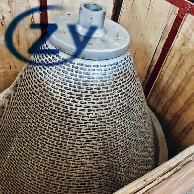 China Polished Lubricity Perforated Mesh Metal Sheet Paint For Centrifugals Sieve en venta