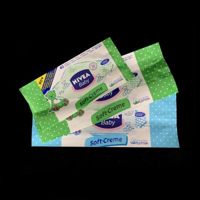 China Shopping custom plastic tissue pouch wet wipe packaging bag packaging bags for diapers for sale