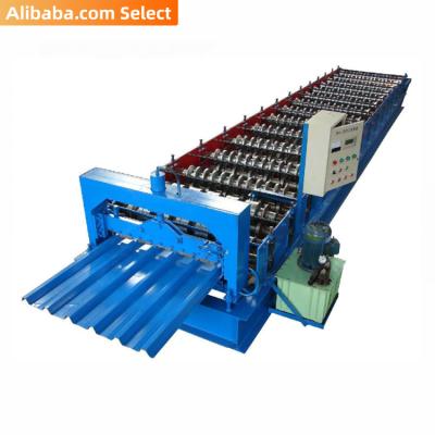 China Hotels Alibabaselect Popular New Layer Roofing Sheet Three Tier Roof Tile Cold Roll Forming Making Machine With High Speed for sale