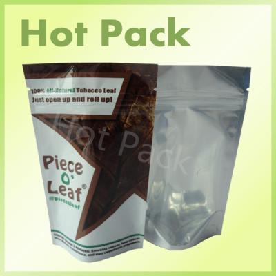 China 100% All Natural Tobacco Leaf Printed Stand Up Pouch Bags With Pantone Printing for sale