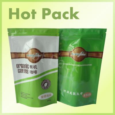 China Creative Design Organic Coffee / Tea Packaging Pouch Non Toxic Three Side Seal for sale