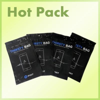 China Black Color Printing Thirsty 3 Side Seal Small Sachet For Ifixit Phone Case for sale