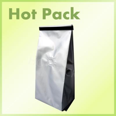 China Side Gusseted Coffee Packaging Pouch  Bgas With One Way Degassing Valve for sale