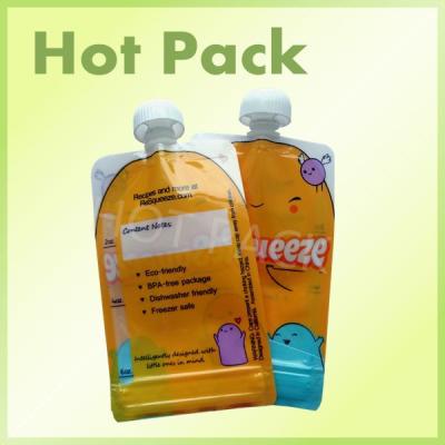 China Plastic Laminated Baby Food Drink Spout Pouches Stand Up Juice Pouches for sale