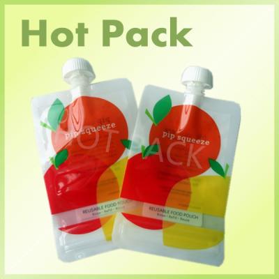 China Dishwasher Safe Liquid Stand Up Pouch Packaging With Spout , Polymer Food Doy Pack Packaging for sale