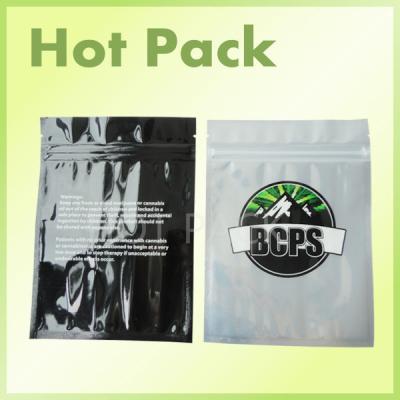 China Custom Printed Resealable Plastic Tobacco Pouch Bags Scent Proof Non Toxic for sale