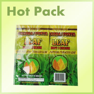 China Eco Friendly Plastic Tobacco Pouch , Flexible Plastic Food Packaging Bags for sale