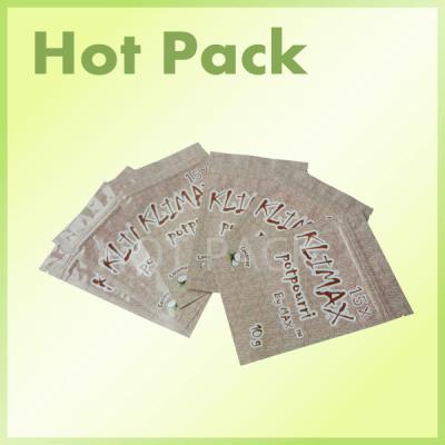 China Small Reclosable Plastic / Poly Snack Packaging Bags With Top Zip And Tear Notch for sale