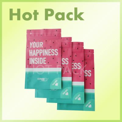 China Flock Printed Die Cut Aluminum Foil Packaging Bags , Flexible Packaging Pouches for sale