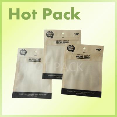 China Heat Seal Resealable Aluminium Foil Sachets , Kraft Paper Foil Pouch Packaging for sale