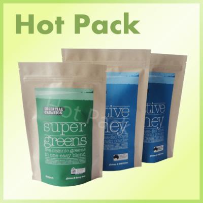 China Plastic Resealable Retortable Stand Up Pouch Bags For Food Packaging Hot Laminating for sale