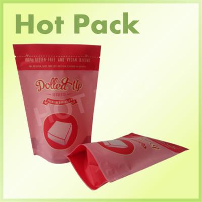 China Red Color Flexible Snack Stand Up Packaging Pouch Bags Excellent Barrier Capacity for sale