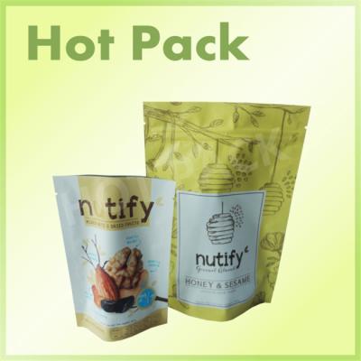 China Self Adhesive Plastic Stand Up Pouch Packaging Bags Customized Laminated Printing for sale