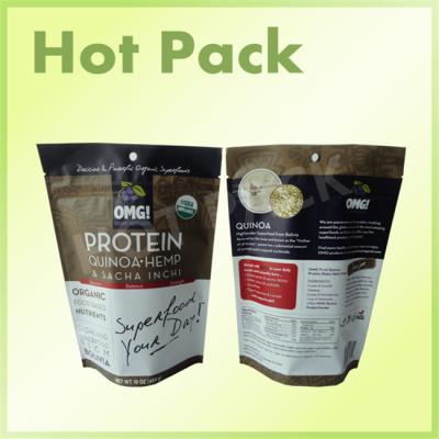 China Kraft Paper / Plastic / Transparent Stand Up Pouch Bags For Food Packaging for sale