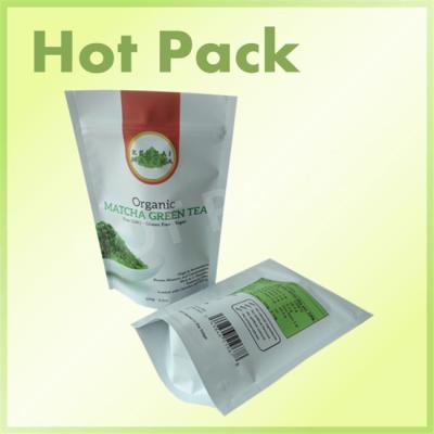 China Organic Matcha Tea Stand Up Plastic Bags , Eco Friendly Stand Up Pouches for sale