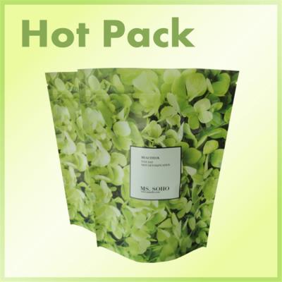 China Eco - Friendly Resealable Printed Stand Up Pouches With Zipper Green Color for sale