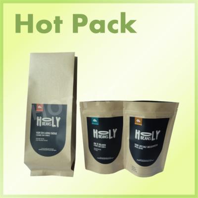 China Side Gusseted Stand Up Food Packaging Pouches And Bags With Degassing Valve for sale