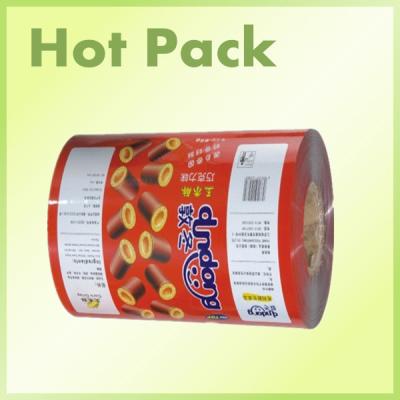 China Mylar Reflective Plastic Laminated Packaging Films Roll , Thermal Lamination Film for sale