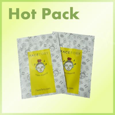 China Custom Printed Aluminium Foil Bag , Plastic Facial Mask Foil Packaging Bags Heat Sealed for sale