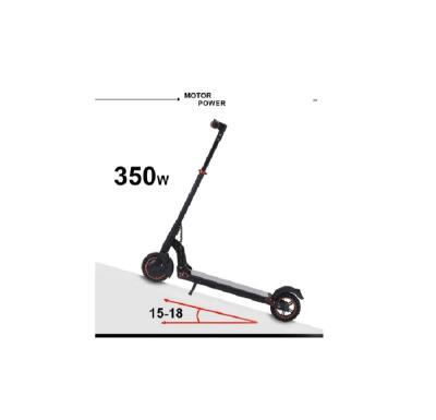 China 8 Inch Pneumatic Tire Unisex Electric Scooter Black And White Suitable For Adults Under 120 Kg for sale