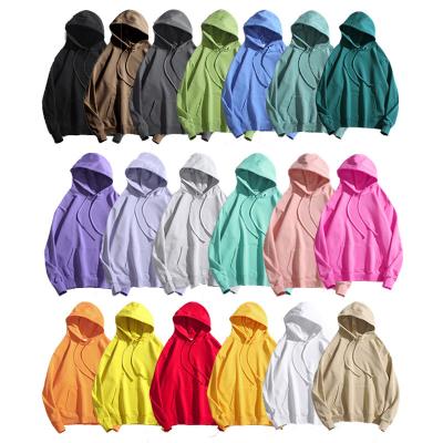 China 2021 Customized Reversible Logo Thin Fleece Blank Hoodie Multi Color Pullover Jogger Street Use Hip Hop Sweatshirt Men's Unisex Hoodies for sale