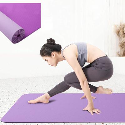 China Wholesale Waterproof Washable Foldable Yoga Mat Exercise Yoga Mat Carrier Durable Strip Anti-Slip Non Slip Fitness Sport Yoga Mat for sale