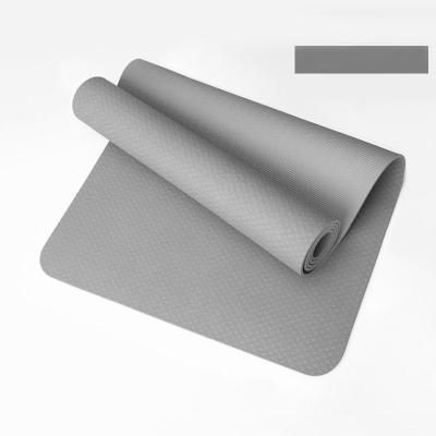 China Eco Friendly Anti-Slip Foldable Yoga Mat Yoga Stand Travel Line Close Up 6mm Matt Strip Printed Yoga Mat for sale