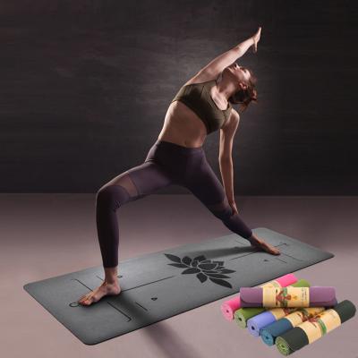 China Eco-Friendly Yoga Mats Wholesale from Mat Custom Print Natural Rubber Yoga Pilate Exercise Fitness Yoga Mat for sale