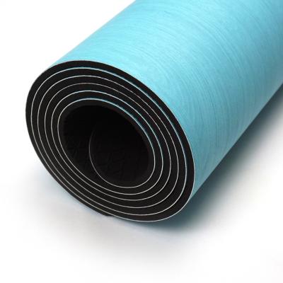 China New Arrival Non-slip Yoga Mat Arts Custom Printing Ring Rubber Natural Sports Vietnam Sap Purple Black Green for sale