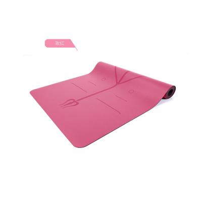 China Eco-friendly natural rubber yoga mat PU yoga mat anti-slip natural rubber PU yoga mat natural rubber for sale