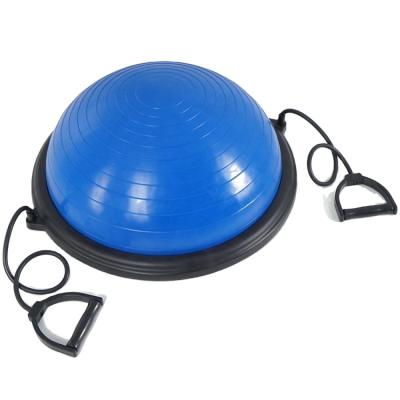 China Anti-burst and Durable Hemisphere Yoga Ball Durable Pilates Speed ​​Increase Sponge Grip Balance Hemisphere Balance Half Wave Yoga Ball for sale