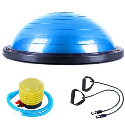 China Factory Price Durable High Density Yoga Exercise Balance Ball Anti-burst And Half Balance Ball With Pump for sale