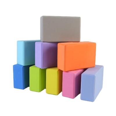 China Waterproof Custom Large Recycled Eva Yoga Block Colorful Bricks Private Label Set Eva Yoga Blocks for sale