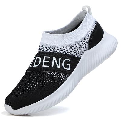 China Fashion Trend Few Countries RUIDENG Free Shipping Slip On Mesh Upper EVA Sole Women Casual Lady Shoes Flat Walking Style Shoes for sale